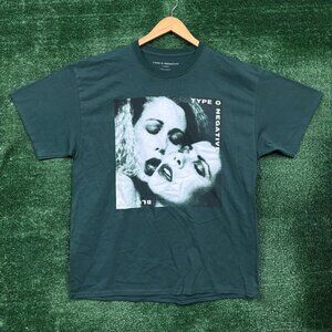 Type O Negative Bloody Kisses Gothic Metal Band T-Shirt Size Extra Large